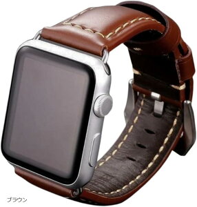 �A�b�v���E�H�b�` Apple Watch �o���h �{�v�� ���L24mm ����6.3mm ���U�[�o���h �����x���g Series10/9/8/7/6/5/4/3/2/1/Ultra/SE �ɑΉ� (�u���E��, �~�f�B�A��)