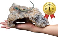 【楽天ランキング1位入賞】爬虫類 レオパ シェルター トカゲ カナヘビ 亀 ロックシェルター 爬虫類シェル…