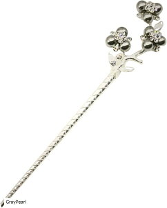 ~I~I  񂴂 { a     yA Jbv AeB[N t[ ̉ `[t p[ Vo[ wAANZT[(GrayPearl, TCY)