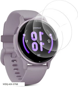 3���Z�b�gFor GARMIN �K�[�~��vivoactive 5 �t�B���� �ی�t�B���� TPU���E���𕂂��Ȃ��E�����ߗ��E�����^�E�w��h�~�E��ʑN�₩�����ׁE�\��t���ȒP �Ή� (WDQ-AJK-0768)