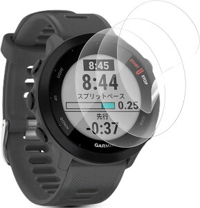 3���Z�b�gFor Garmin ForeAthlete 55 �t�B���� �K�[�~�� �ی�t�B���� TPU���E���𕂂��Ȃ��E�����ߗ��E�����^�E�w��h�~�E��ʑN�₩�����ׁE�\��t���ȒP �p �Ή� (WDQ-AJK-0742)