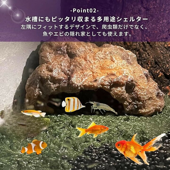 楽天市場】【楽天ランキング1位入賞】爬虫類 レオパ シェルター トカゲ 