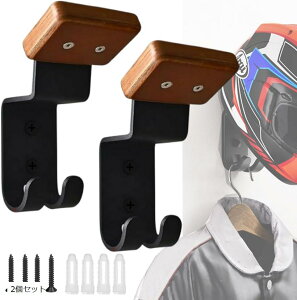 �w�����b�g�n���K�[ �w�����b�g�z���_�[ �E�H�[���}�E���g �Ǌ|�� �w�����b�g���b�N �t�b�N�t�� �o�C�N�p �E�b�h�d�l (2�Z�b�g)