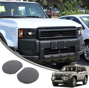 互換品 トヨタ ランドクルーザー250 ランクル250 専用 ヘッドライトカバー スモークシェル ヘッドライトパネル ヘッドライトシェル ABS素材 貼付タイプ 取付簡単 外装パーツ カスタム アクセ