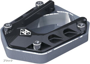 �o�C�N �T�C�h�X�^���h �v���[�g ZX-25R NINJA250 NINJA400 Z250 Z400 �Ή� �A���~�� (�u���b�N)