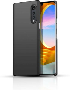 LG Velvet 4G/5G �P�[�X �u���b�N L-52A �p�̕ی�P�[�X TPU ���h�~ �y�� �_�� ���^ �ϏՌ� �g�ѕ֗� �S�ʕی�LG 4G/LG �X�}�z �}�b�g�u���b�N (OQW-HY-419)