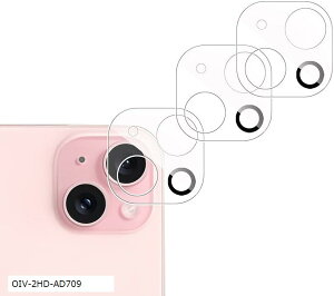 3枚セット 対応 アイフォン 15 / プラスカメラフィルム 日本旭硝子 硬度9H対応 iPhone Plus高透過率 指紋防止 気泡防止 飛散防止 キズ防止 耐衝撃 貼り付け簡単 全面保護(YCO-9CS-738)