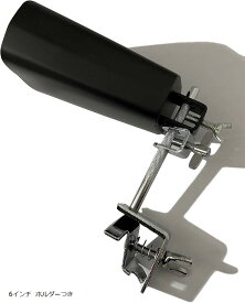 【楽天ランキング1位入賞】カウベル 楽器 ドラム ホルダー 付き 打楽器 パーカッション ドラムパーツ (6インチ ホルダーつき)