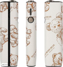 互換品コンパチブルIQOS ILUMA ONE/i用のケース PUレザー製 耐衝撃 指紋防止 360°全面保護 アイコスイルマワン向け (ホワイト)