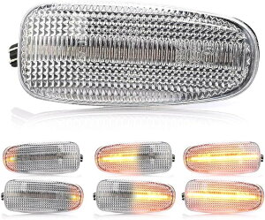 �݊��i �݊��i W210 W170 W208 W638 �t�@�C�o�[LED �V�[�P���V���� �t�����g�T�C�h�}�[�J�[ �N���A�����Y �����Z�f�X �x���c ���E1�g E�N���X CLK SLK V�N���X (�N���A)