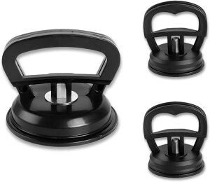 【楽天ランキング1位入賞】バキュームリフター ワンタッチ吸盤式 強力吸盤 ガラス装着用 荷物運搬 車体のヘコミ修理 サクションカップ 車凹み直し吸盤 (大1個+小2個)