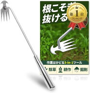 【楽天ランキング1位入賞】狙った雑草、ザクッと根こそぎ草取り道具 草刈り草削り 除草 草抜き 園芸用品 …