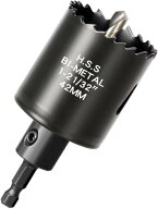 ホールソー インパクトドライバー 六角軸 6.35mm バイメタルx木工x穴あけxプラスチックx軟金属x対応x電動…