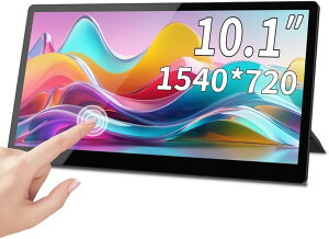 10.1C` ^b`XN[ IPS 1540x720 ~jj^[ USB-C HDMI |[^u ZJ_[fBXvC X^hXs[J[t Xgb`ho[XN[(ubN, 10.1)