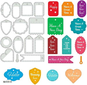 1セット カッティングダイ 幾何形状 フレームワーク 炭素鋼 ステンシル スクラップブック カード作り ダイカットテンプレート 装飾 DIYフォトアルバム 手作り