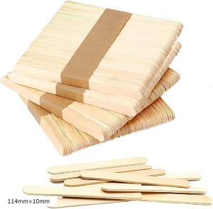 �H��p �؂̖_ �ؐ� �E�b�h �X�e�B�b�N �N���t�g�X�e�B�b�N 500�{ DIY (�i�`������, 114mmx10mm)
