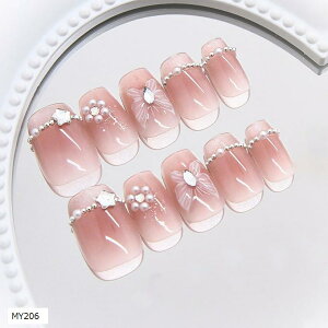 �l�C���`�b�v �V���[�g �s���N �`�[�N�l�C�� �����O�l�C�� 24�� �t���� �Z�� ���� �X�N�G�A�I�t MY206 (�s���N, �V���[�g)