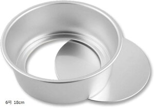 �P�[�L�^ �f�R�^ �V�t�H���P�[�L�^ �A���~�� �z�[���P�[�L �X�|���W�P�[�L ��掮 �ȒP�ɊO���� �[�^ �x�C�N�E�G�A �V�t�H���^ �P�[�L��� (�V���o�[, 6�� 18cm)