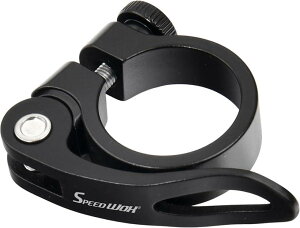 ポストクランプ 自転車用シートポストクランプ 31.8mm シートクランプ アルミニウム合金 取り付け簡単 軽量 耐久性 強度に優れ ロードバイク マウンテンバイク フォールディングバイク クロ