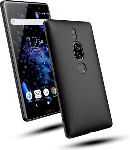 Xperia XZ2 Premium SO-04K/SOV38 �P�[�X �_� TPU�f�ގC�菝�h�~ �w��h�~ �Ռ��z�� ���E�ȒP �J�o�[ �S�ʕی� �y�� ���^ �g�ѕ֗��X�g���b�v�z�[���t�� (�}�b�g�u���b�N, SU7-DAL-RT393)