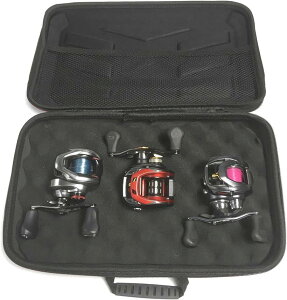 EVA セミハード ベイトリールケース アブガルシア ダイワ シマノなどのベイトリールの収納 保管 釣行に便利(EVAベイトリールケース)