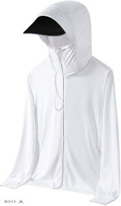 御洒落 ラッシュガード レディース 長袖 水着 春 夏 接触冷感 uv対策(ホワイト, XL)