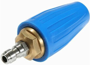 HOTQ 高圧洗浄 回転 ターボ ジェット クイック接続 高圧ノズル 圧力 高圧洗浄機ターボノズル 4000PSI(藍色)