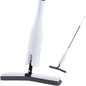 フロアモップ フロアワイパー フローリングワイパー 吸水モップ 手洗い不要 絞り器付き