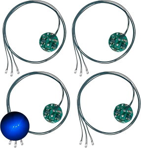 �ɏ�LED ���[�h�� 3�{ ���C�X�C�b�` �d�� 4�Z�b�g �_�� �_�� �{�^���d�r CR927�Ή� �͌^ �v�����f�� �W�I���} ���C�g �t�B�M���A (�u���[ 3)
