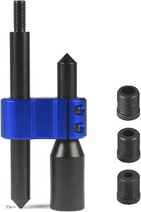 互換品 シフトノブ 延長 エクステンション ロング 変換 調整 アダプター マニュアル MT カスタム 車 トラック M12 x 1.25 (ブルー, フリー)