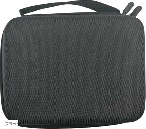 ヨーヨー収納ケース 6個用 衝撃吸収パッド付き メッシュポケット付き キャリーバッグ コマ収納バッグ アクセサリー対応 ダブルジッパー付き 携帯ポーチ(ブラック)