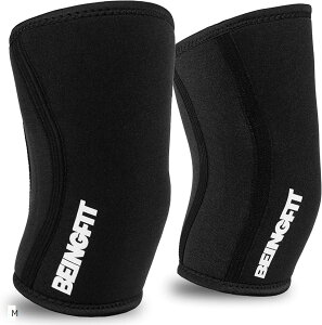 Beingfit j[X[u ؃g GT|[^[ EȒP | Sҁ`㋉ґΉ S/M/L XNbg g[jO 5mm EFCgg[jO j[T|[^[ jp(ubN, M)