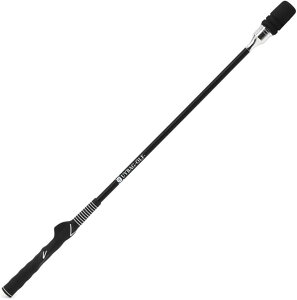 A級ティーチングプロも推薦 ゴルフ スイング 練習器具 素振り すぶり棒 スイングトレーナー (ブラック)