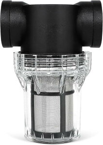 汎用 砂取り器 1インチ 家庭用 スケルトン フィルター 給水ポンプ用 水槽 池 井戸 ろ過器 熱帯魚 アクアリウム 農作業 砂こし器 水質改善 (无, 接続口径25mm, 本体内径31mm)