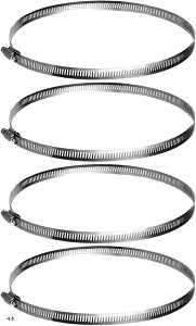 �z�[�X �o���h �X�e�����X �h�ƃJ���� ���t������ �N�����v 4�{ (�V���o�[, ���a30cm)