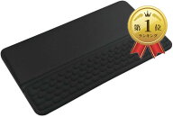 【楽天ランキング1位入賞】キーボードリストレスト パームレスト 低反発クッション ブラック 角度調整可…