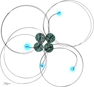 LED ���C�X�C�b�`�t�� �d�����C�g 4�Z�b�g CR927�Ή� (�u���[)