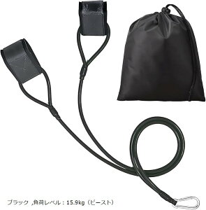 �g���[�j���O�`���[�u ���W�X�^���X�o���h ��p�܂� �싅 �؃g���O�b�Y �̊� �X�g���b�` �S���`���[�u ��񑕒� �Œ莮 (�u���b�N, ���׃��x���F15.9kg�i�r�[�X�g�j)