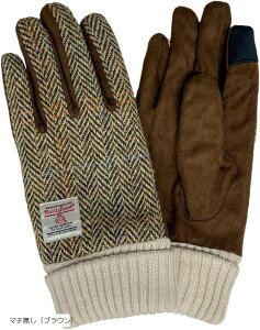 �n���X�c�C�[�h Harris Tweed ���f�B�[�X��� �ʂ��ʂ� ���{�A�� �j�b�g�J�E�X �t�F�C�N�X�G�[�h �}�`�j�b�g �ܖ{�w��� �^�b�`�p�l���Ή� �P�[�X�t (�}�`�Ȃ��i�u���E���j, 21�|22cm)
