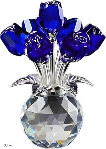 �N���X�^�� �K���X �u�� �o�� �I�u�W�F ���[�Y �� �L�O�� �v���[���g �M�t�g �C���e���A (�u���[, 7cmx7cmx11cm)