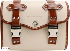 �o�C�N �o�b�O �T�C�h�o�b�O �c�[�����O�o�b�O �T�h���o�b�O ��e�� �X�N�[�^�[ ���g�� �o�C�N���[ �o�C�N�o�b�N (�z���C�g, ��27.5x�c20.5cmx���s13cm)