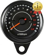 【楽天ランキング1位入賞】電気式 タコメーター バイク オートバイ 汎用 LED カスタムパーツ バックライト