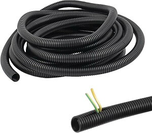 �z���`���[�u �R���Q�[�g �P�[�u�����[�X���[�u �z���J�o�[ ���C���ی�X���[�u �z�����[�� PP�`���[�u �P�[�u���v���e�N�^�[ �R�[�h ���� �܂Ƃ߂� (�u���b�N, ���a10mm 10m)