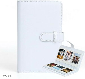 �`�F�L�A���o�� instaxmini�p�`�F�L�� ��e�� 108�����[ PU���U�[ �`�F�L�t�@�C�� �R���p�N�g�^�C�v ���킢�� ������� (�z���C�g)