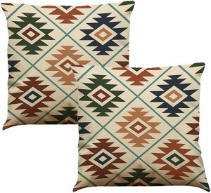 �N�b�V�����J�o�[ 45x45cm ���l�� �k�� 2���Z�b�g ������� �􉽊w �͗l �l�p �ʋC�� ��G�� ��v ������ (type E, 45cmx45cm(2 ���g))