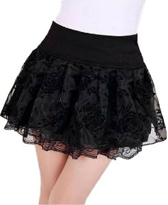 �~�j�X�J�[�g �t���� �傫�� �T�C�Y ��l �~ ���� �Z�N�V�[ �^�C�g �S�� �E�G�X�g �{�b�N�X �t���A �f�j�� ��` ���[�X �v���[�c (�u���b�N ���[�Y, XL)