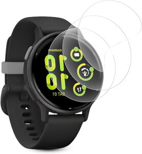3���Z�b�g GARMIN �K�[�~��vivoactive 5 ��p �t���ی�t�B���� �ی���� TPU�f�� �����ɂ��� �ϏՌ��� �\��t���ȒP �w��h�~ 24���Ԏ����C���Z�pvivoactive (MJO-JAC-C016)
