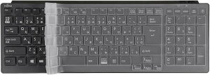 �L�[�{�[�h�J�o�[ for �x�m�� FMV Desktop K1/L1�V���[�Y 2025�`2026���� Fujitsu 23.8 27�C���` F77 F76 F75 F56 F55 WF3 WF2 �p (�N���A, FMV Desktop F)