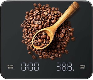�~�j�R�[�q�[�X�P�[�� �R���p�N�g �h���b�v �y�� �^�C�}�[�t�� 99m:59s3000g/0.1g�����x �P�ʐؑ։\ g/ml �R�[�q�[���p�v�� �L�b�`�����K�p �N�b�L���O coffee scale (�u���b�N, 73055)