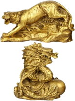 楽天市場】虎 置物 銅（インテリア小物・置物｜インテリア・寝具・収納 